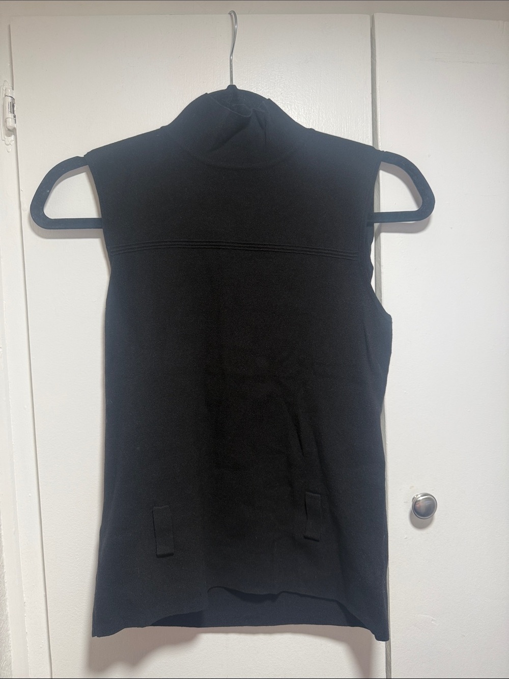 Y2K LOFT Black Sleeveless Turtleneck Tank